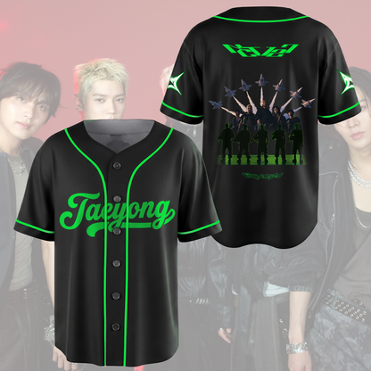 Midnight NCT 127 Blingy Album Baseball Jersey Fan Edition
