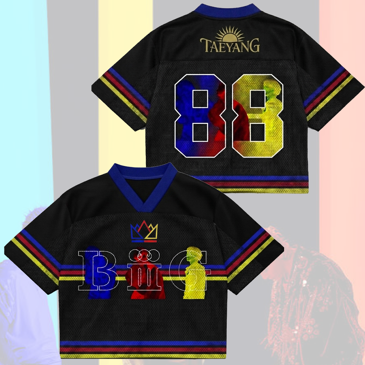 Bigbang Biiig Single Mixed Mesh Jersey Gift For Fans