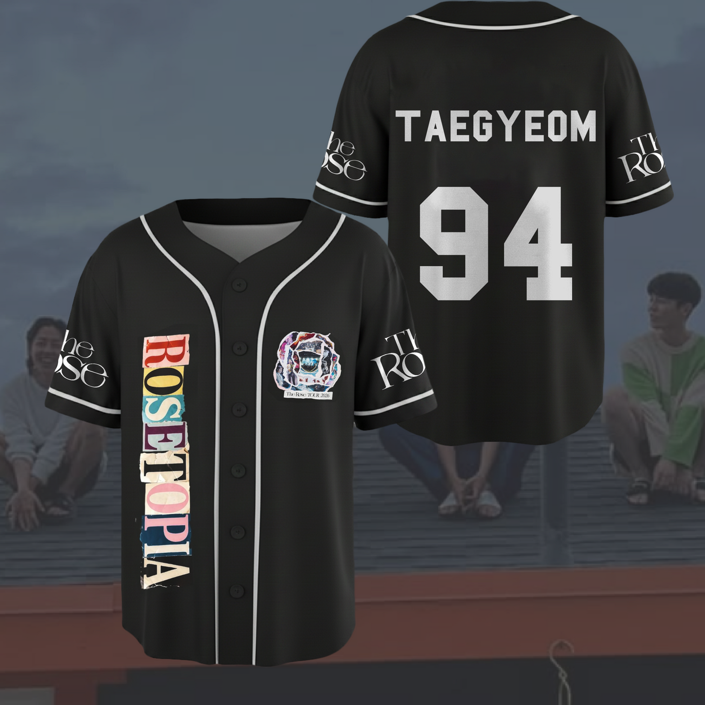 The Rose Rosetopia World Tour Baseball Jersey Gift For Fans