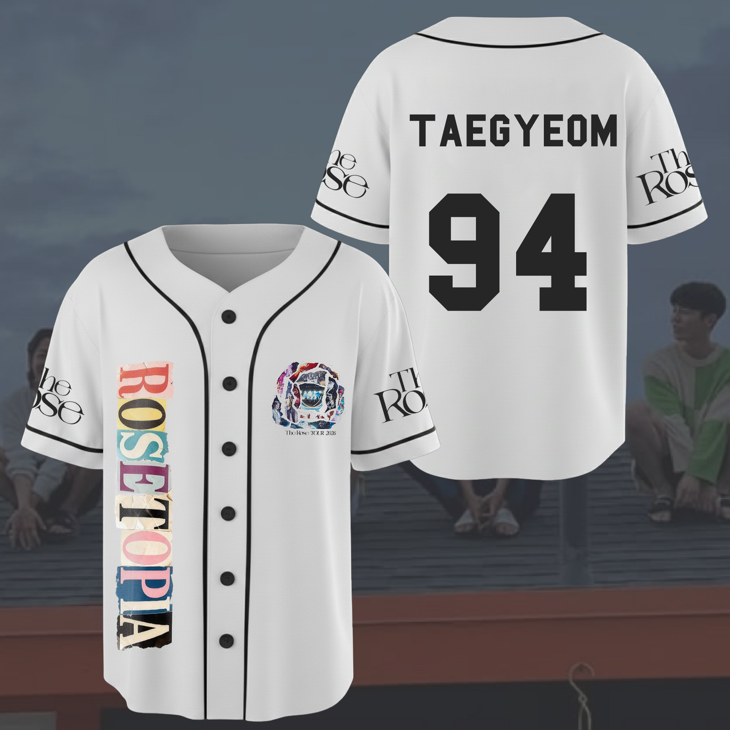 The Rose Rosetopia World Tour Baseball Jersey Gift For Fans