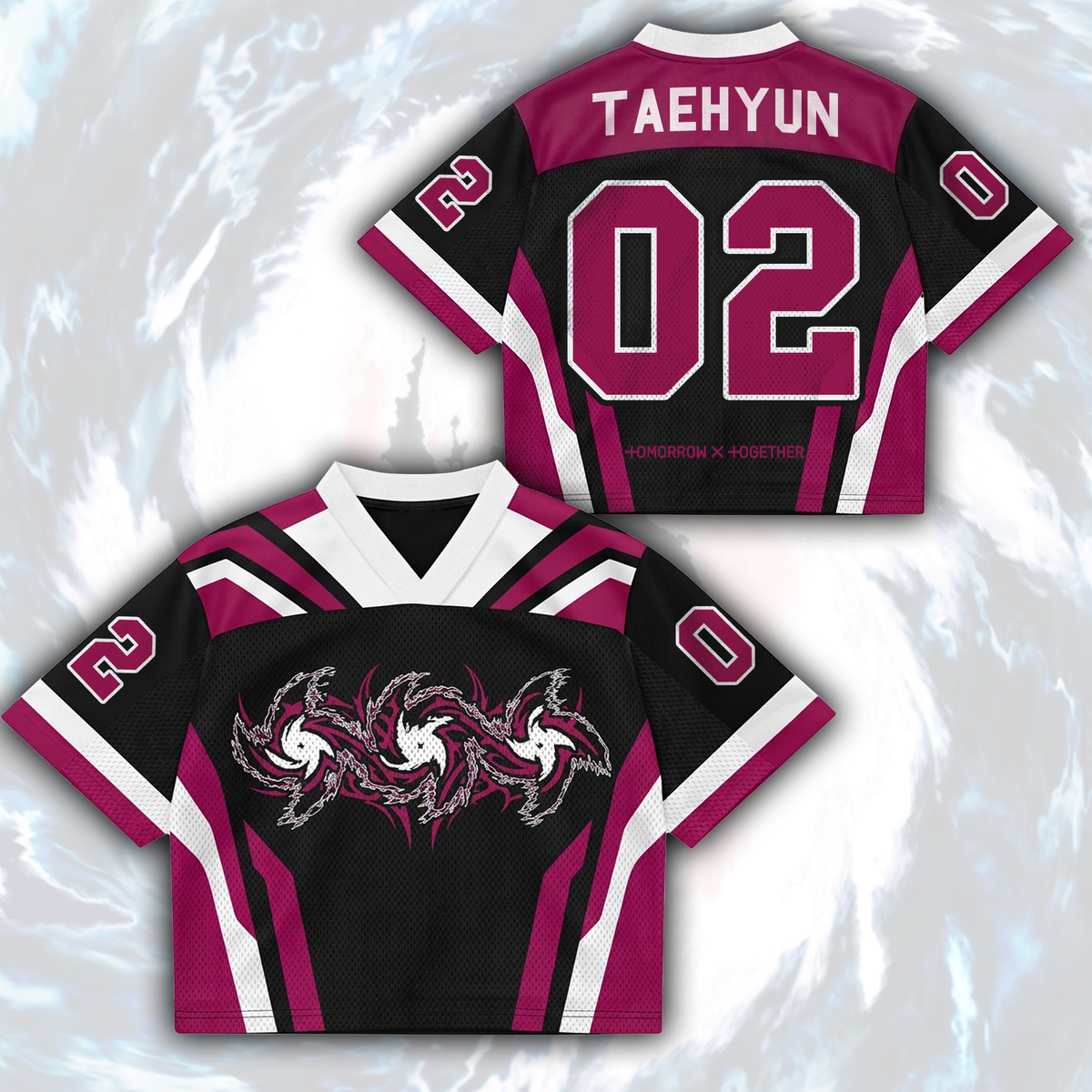 Epic TXT Perfect Storm Album Mixed Mesh Jersey Gift For Fans
