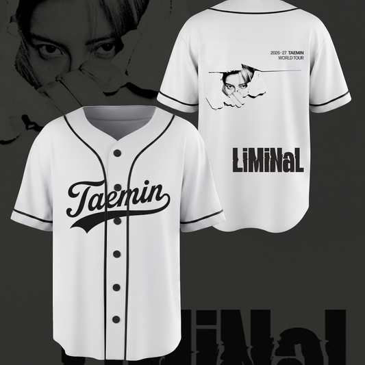 Taemin LiminaL World Tour Baseball Jersey Gift For Fans