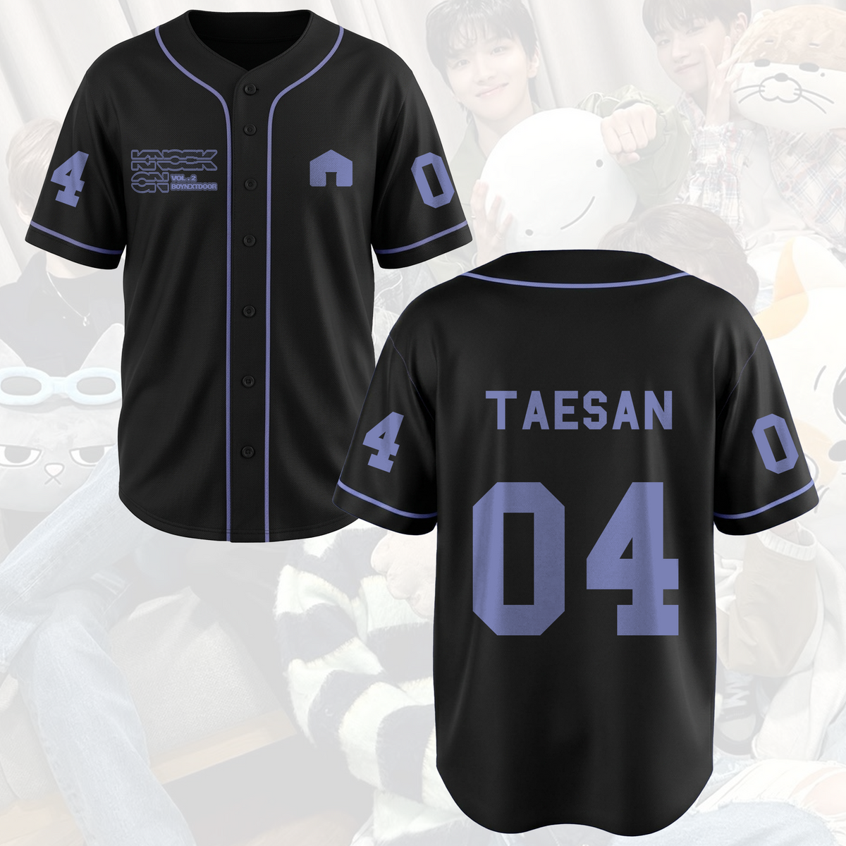 Sporty Boynextdoor Knock On World Tour Baseball Jersey Gift For Fans