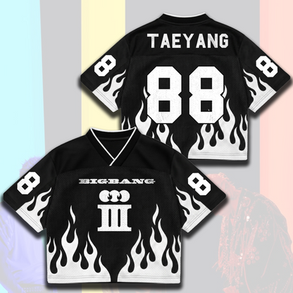 Fiery Bigbang BiiiG Cosmos Mixed Mesh Jersey Ultimate Fan Gift