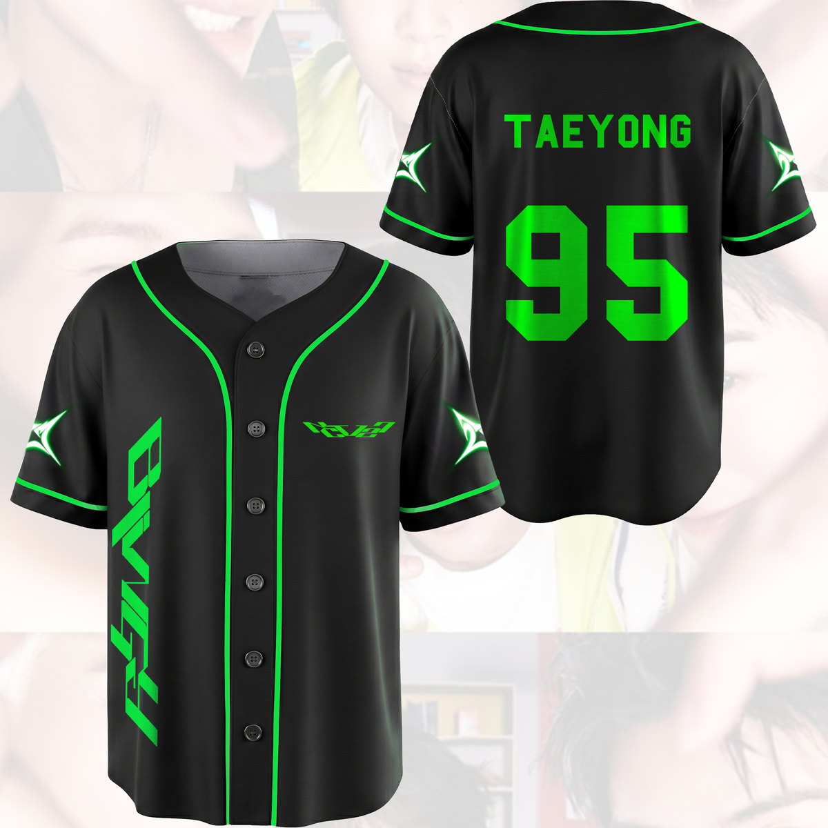 Glitzerndes NCT 127 Baseballtrikot Fan NCTZEN Geschenke