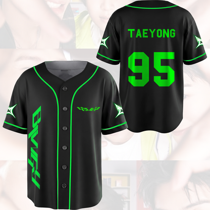 Glitzerndes NCT 127 Baseballtrikot Fan NCTZEN Geschenke