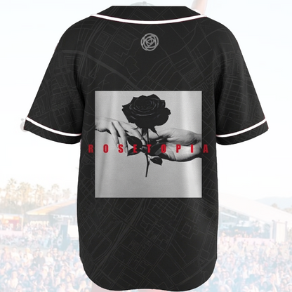 Black Rose The Rose Rosetopia 2026 World Tour Baseball Jersey Fan Edition