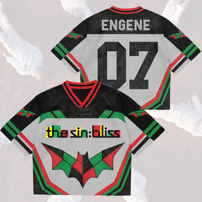 Retro ENHYPEN The Sin Bliss Tour Mixed Mesh Jersey Blood Saga Special Edition