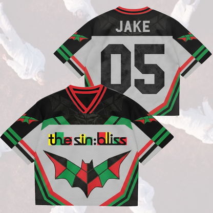 Retro ENHYPEN The Sin Bliss Tour Mixed Mesh Jersey Blood Saga Special Edition