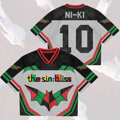 Retro ENHYPEN The Sin Bliss Tour Mixed Mesh Jersey Blood Saga Special Edition