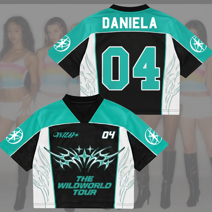 Tribal Core Katseye Wild Album The WildWorld Tour Mesh Jersey Eyekons Gifts