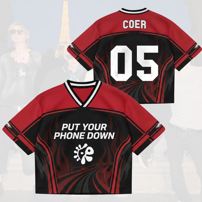 Cortis Put Your Phone Down 2026 Tour Mixed Mesh Jersey Gift For Coer