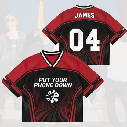 Cortis Put Your Phone Down 2026 Tour Mixed Mesh Jersey Gift For Coer