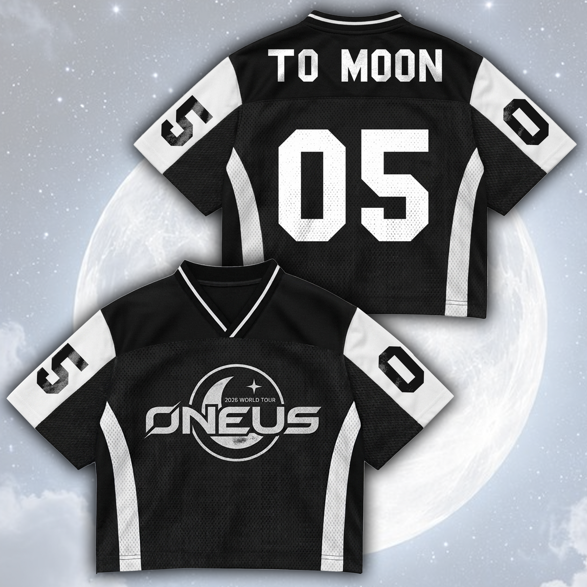 Sporty Oneus Full Moon World Tour  Mixed Mesh Jersey Gift For Fans