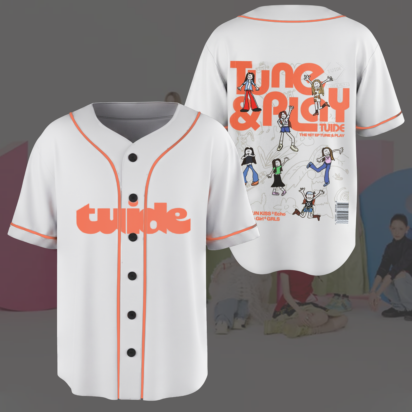 Tuide First Stand New Album Baseball Jersey Gift For Fans