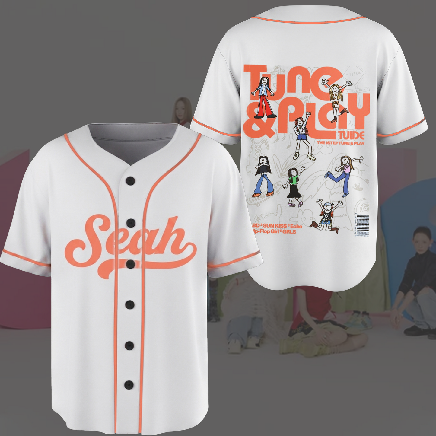 Tuide First Stand New Album Baseball Jersey Gift For Fans
