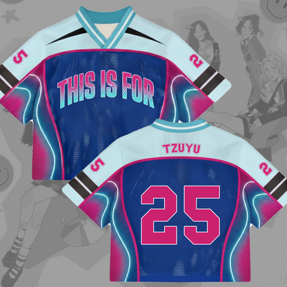 WAVESTEEᵀᴹ The Future Softline Twice This is For Tour Mixed Mesh Jersey