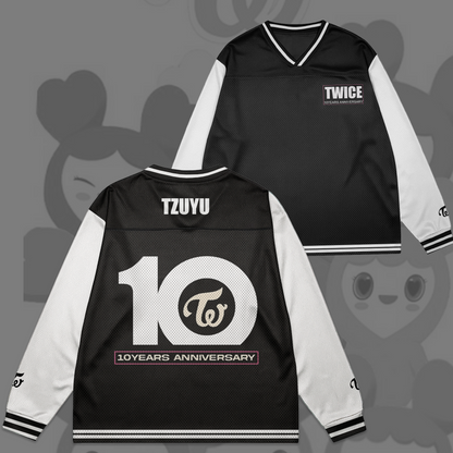 WAVESTEEᵀᴹ 10 Years Anniversary Twice Mesh Splicing Long Sleeved