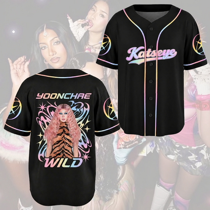 Festival Style KATSEYE Baseball Jersey The Wildworld Tour Outfit Fan Gifts