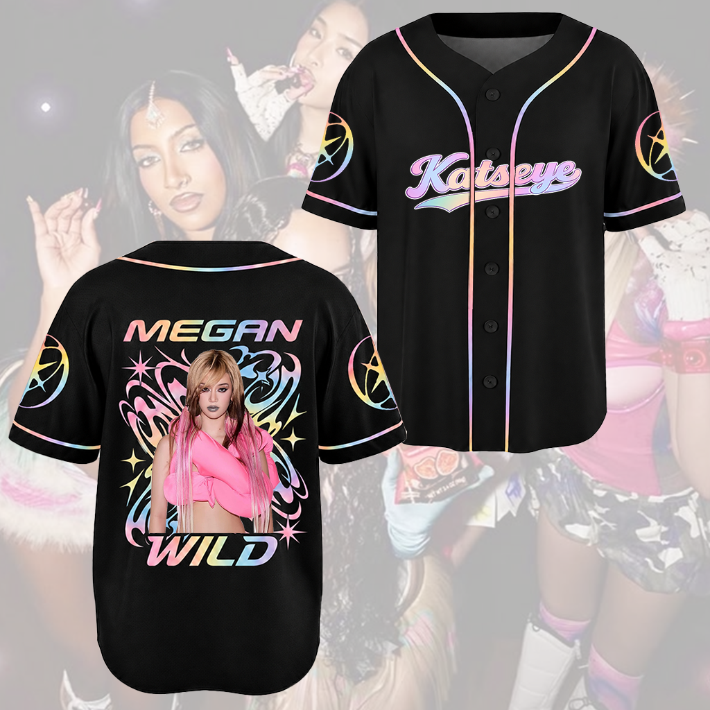 Festival Style KATSEYE Baseball Jersey The Wildworld Tour Outfit Fan Gifts