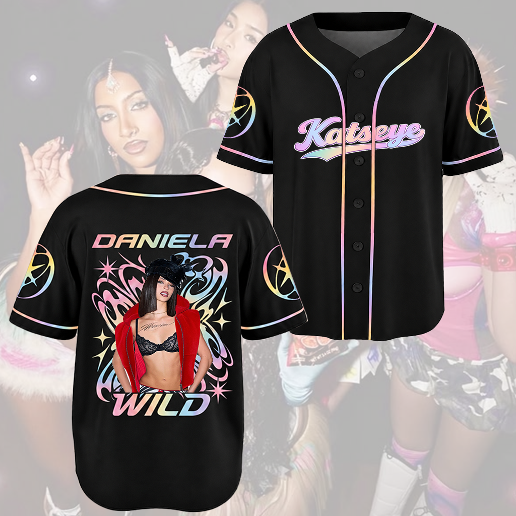 Festival Style KATSEYE Baseball Jersey The Wildworld Tour Outfit Fan Gifts