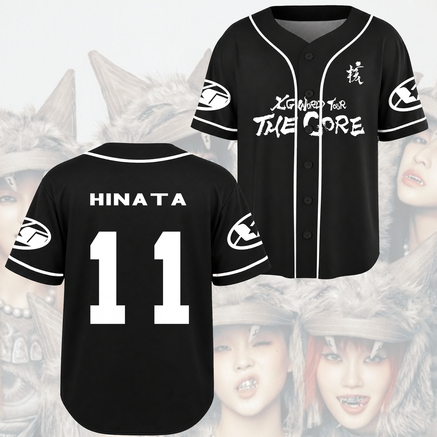 XG Xgene The Core 2026 Tour Baseball Jersey Gift For Fans