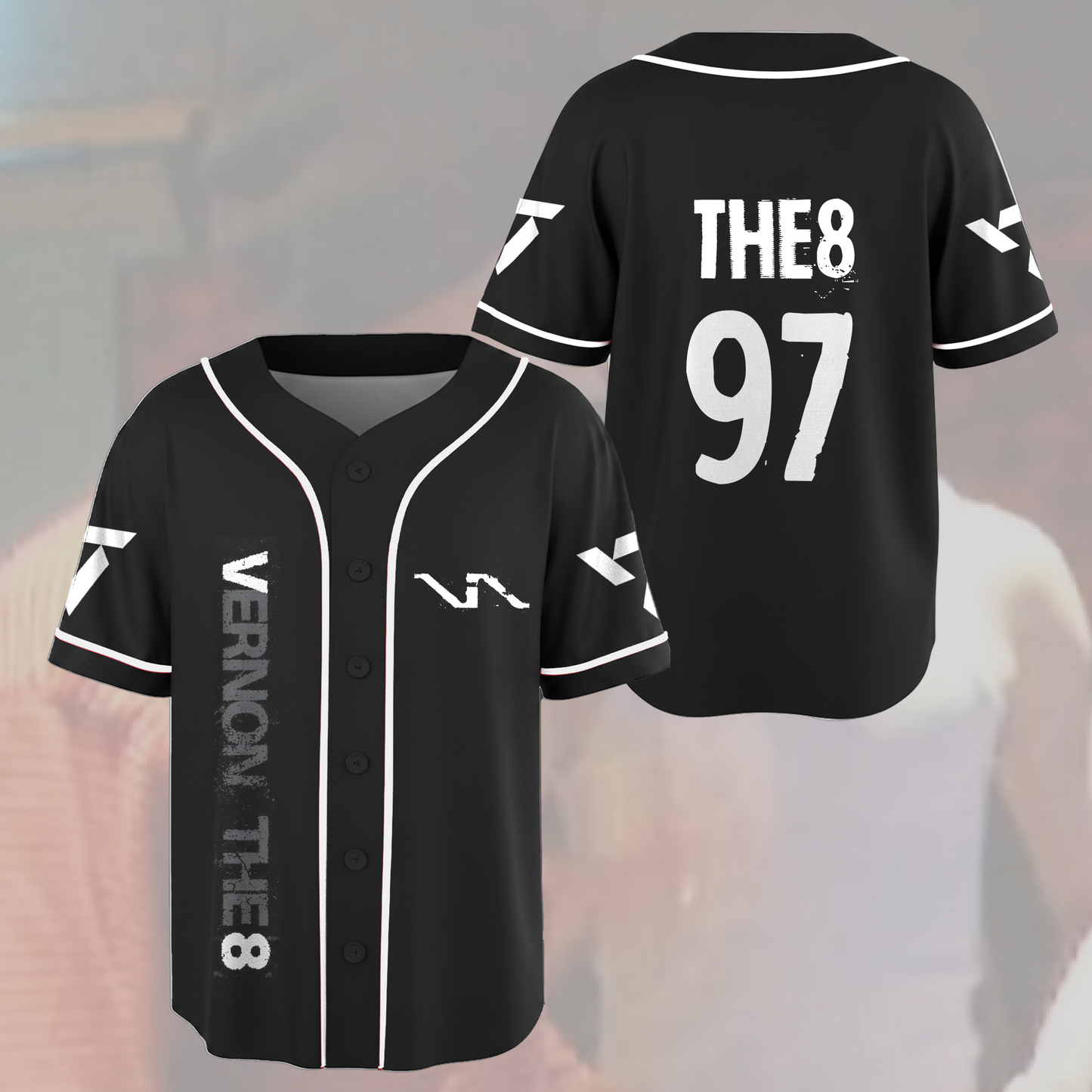 V8 Vernon The8 Unit Mini Album Seventeen Baseball Jersey Fan Edition