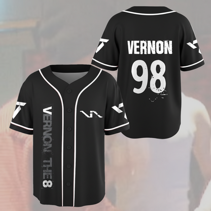 V8 Vernon The8 Unit Mini Album Seventeen Baseball Jersey Fan Edition