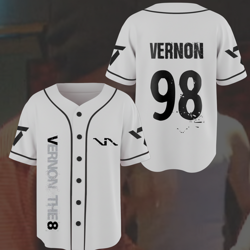 V8 Vernon The8 Unit Mini Album Seventeen Baseball Jersey Fan Edition