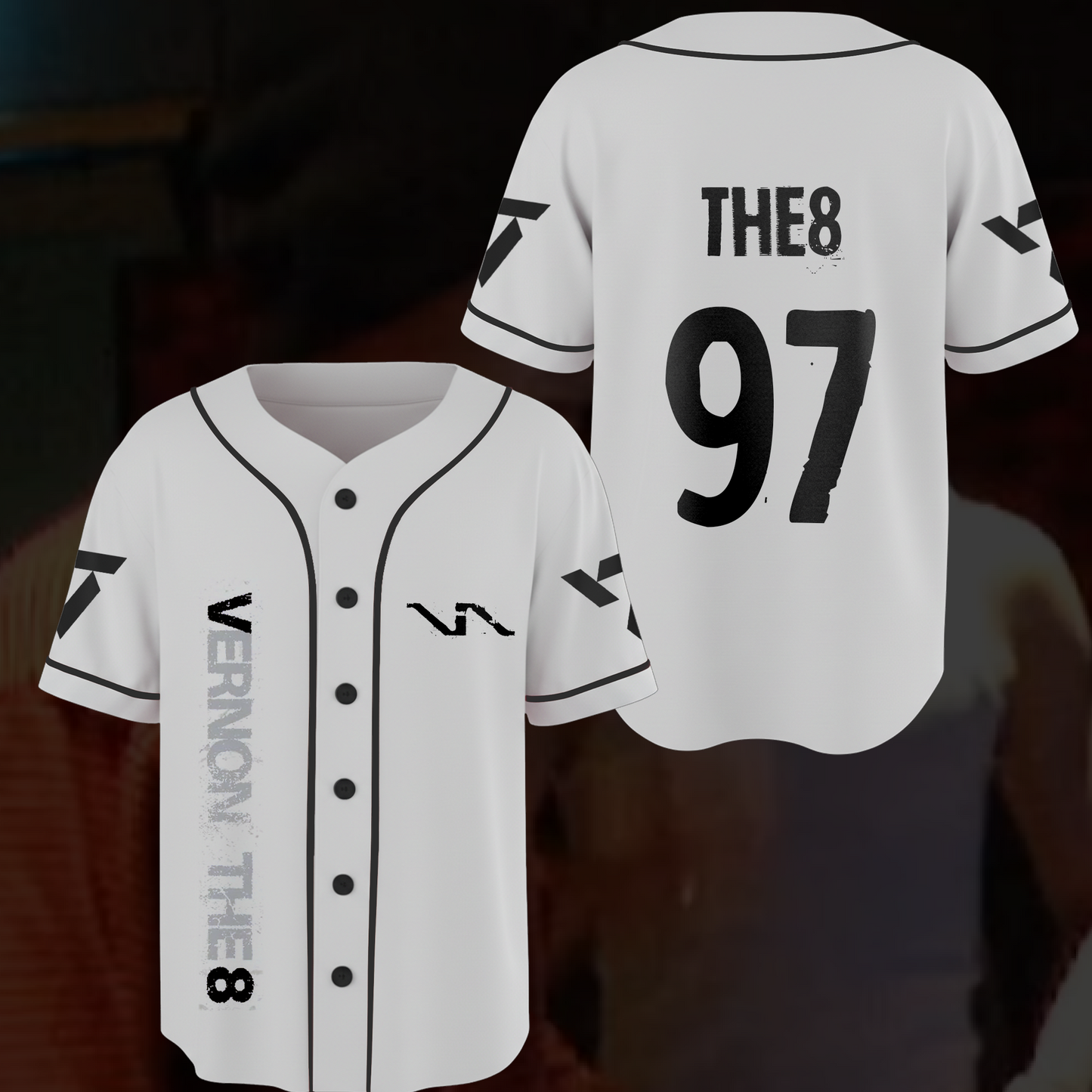 V8 Vernon The8 Unit Mini Album Seventeen Baseball Jersey Fan Edition
