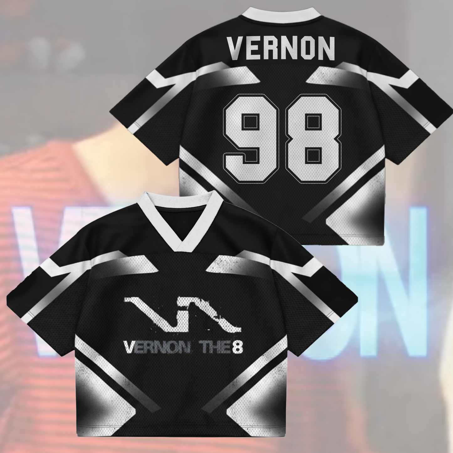 The8 Vernon V8 First Mini Album Seventeen Mixed Mesh Jersey Gift For Fans