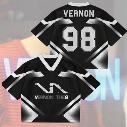 The8 Vernon V8 First Mini Album Seventeen Mixed Mesh Jersey Gift For Fans