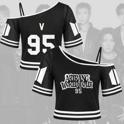 Bangtan Mature Girl Arirang World Tour Off Shoulder Mesh Gift For Army