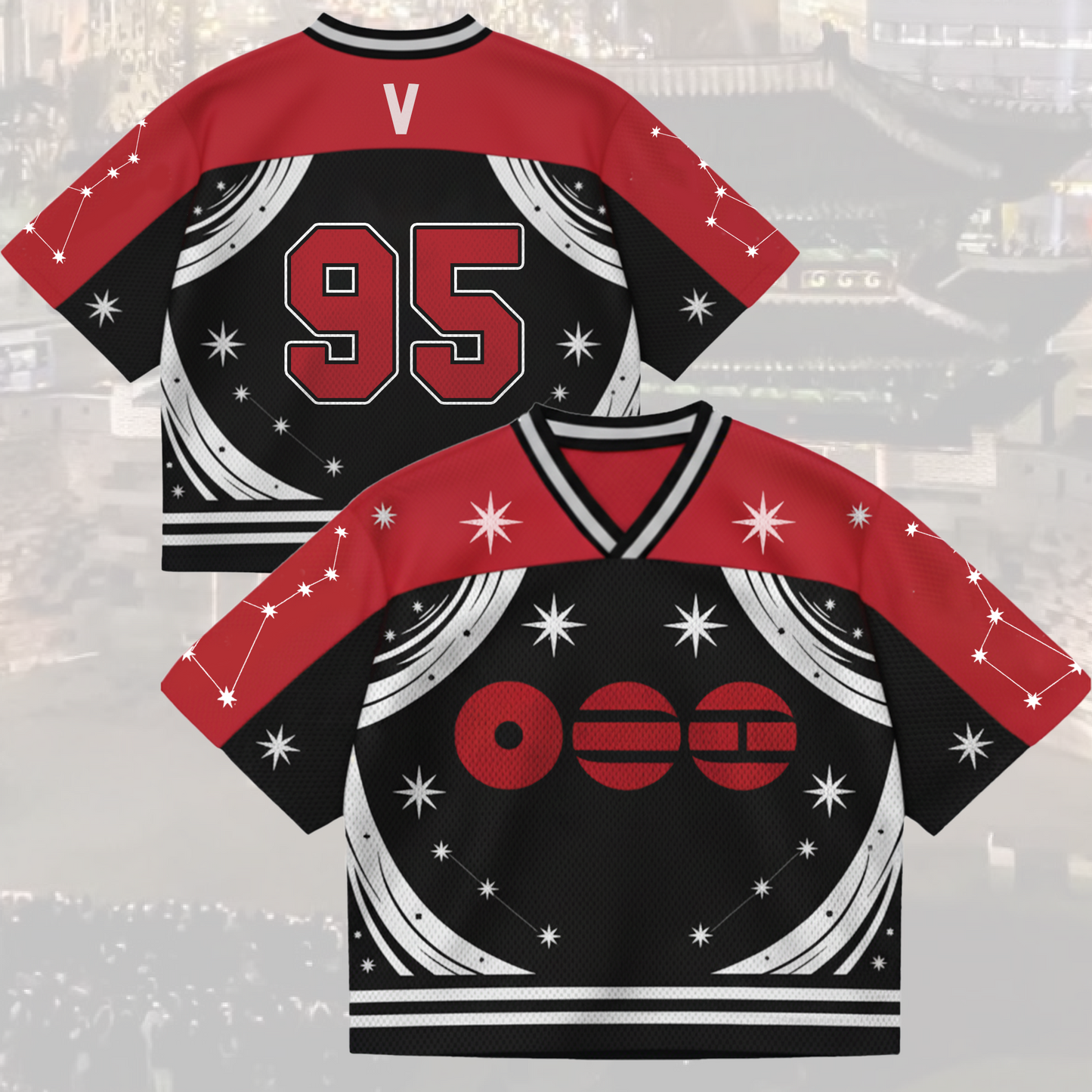 The Big Dipper BTS World Tour Mixed Mesh Jersey Gift For Fans