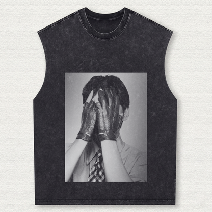 BTS Team Tour Vintage Washed Tank Top Gift For Army