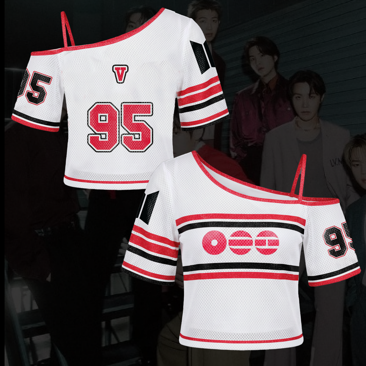 BTS 2026 World Tour Off Shoulder Mesh Gift For Fans