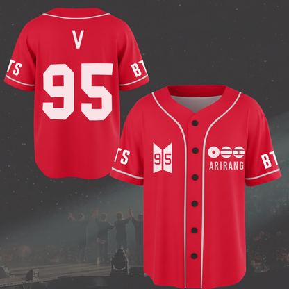 BTS World Tour Arirang Baseball Jersey