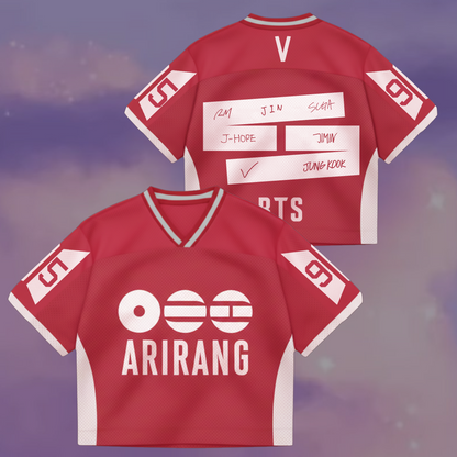 BTS The 5th Album ARIRANG World Tour Mixed Mesh Jersey