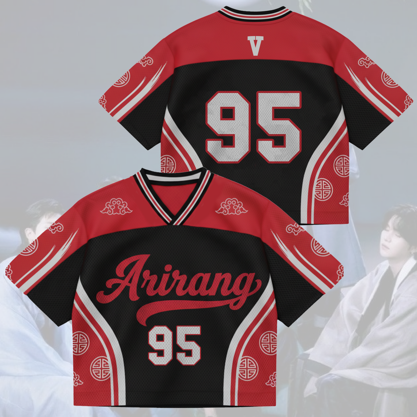 Arirang Album Mixed Mesh Jersey Gifts For Lovers