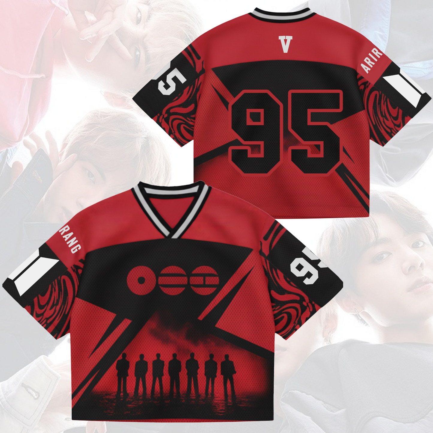 Gigantic Arirang BTS 2026 World Tour Mixed Mesh Jersey Gifts