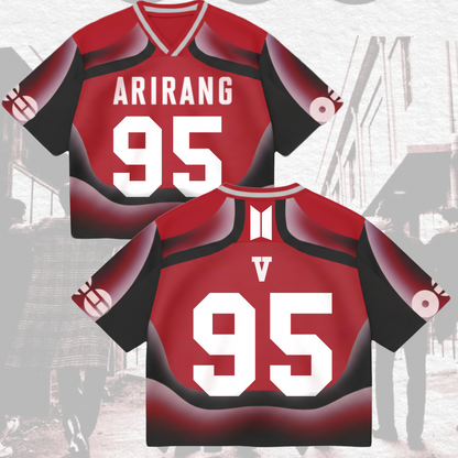 Heartfelt BTS 2026 World Tour Mixed Mesh Jersey Gifts