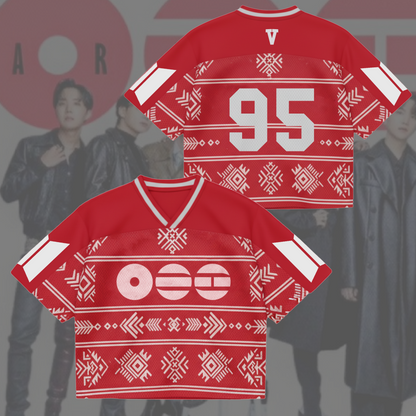 Traditional Arirang World Tour BTS Mixed Mesh Jersey