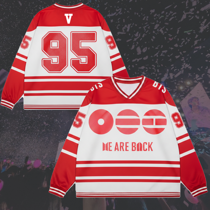 World Tour BTS We Are Back Splicing Long Sleeved Gift For Army