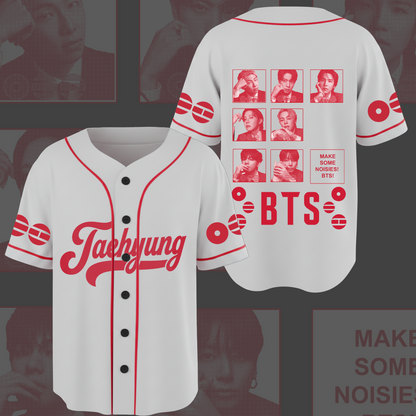 BTS World Tour Tour Make Some Noise Baseball Jersey