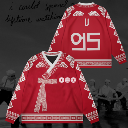 The Imperial Bangtan Arirang Tour Hanbok Style Mesh Splicing Long Sleeved Gift For Lovers