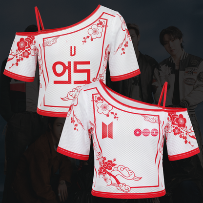 Arirang Blossom Tour BTS Off Shoulder Mesh Gift For Army