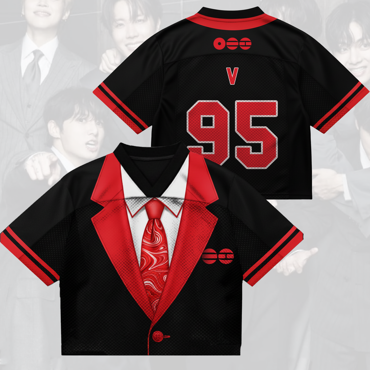 The Bangtan Gentlemen Arirang World Tour Vest Style Mixed Mesh Jersey Gift For Fans