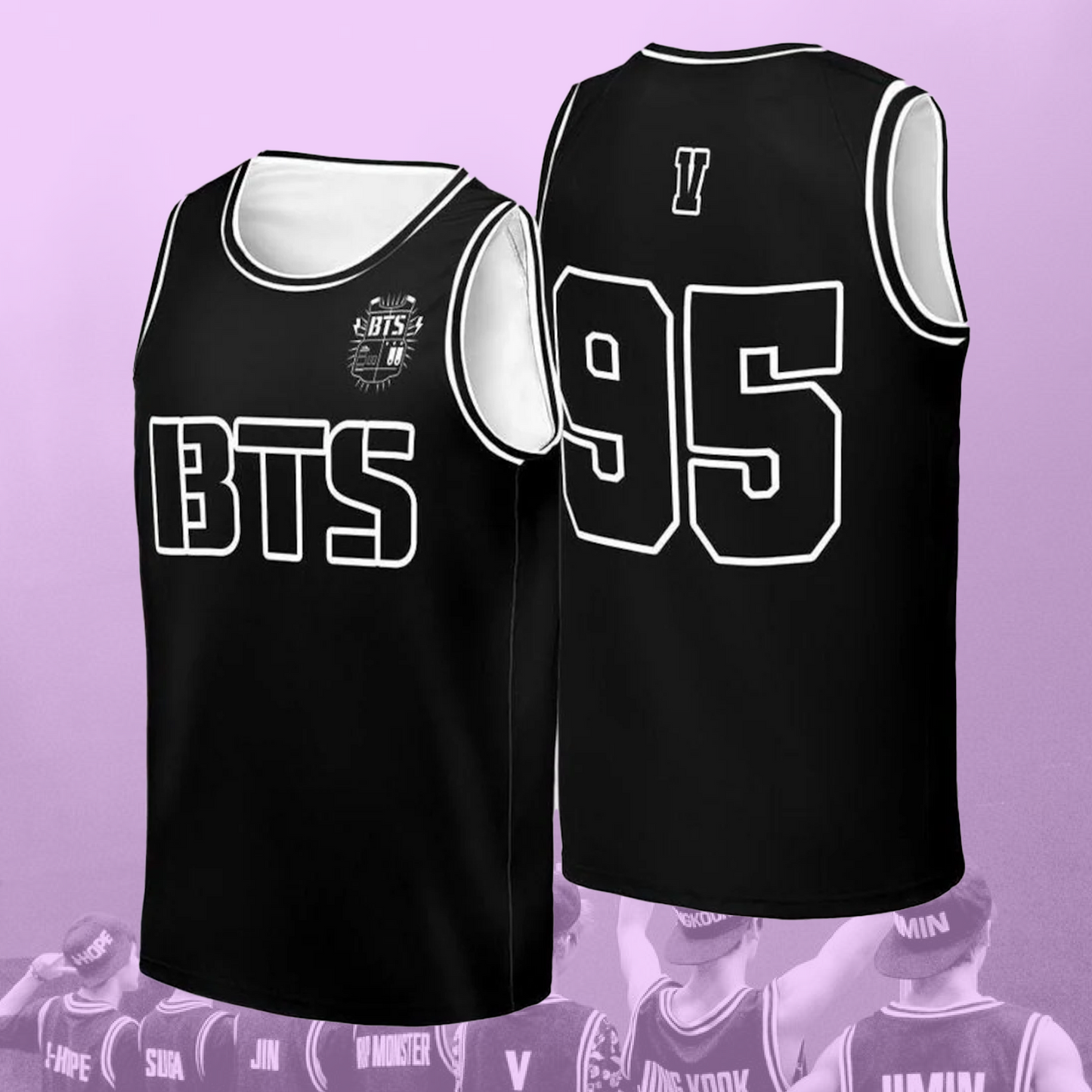 BTS Uniform Sleeveless Jersey Tank Top