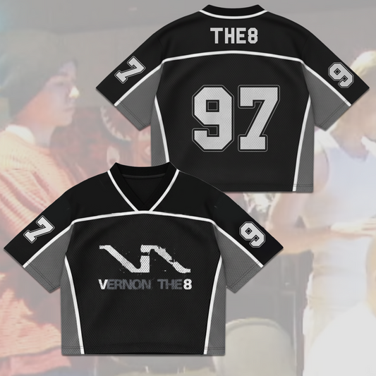 V8 The8 Vernon Unit First Mini Album Concert Mixed Mesh Jersey Fan Edition