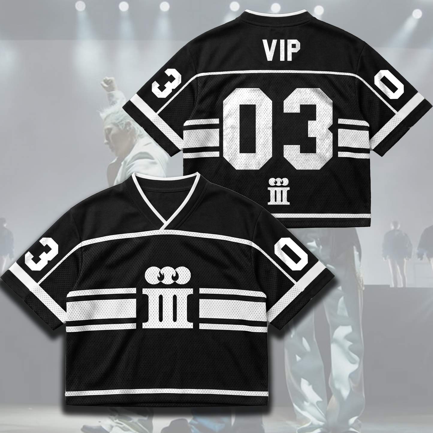 Trendy BIGBANG BiiiG Cosmos Tour Mixed Mesh Jersey Cool Fan Gift